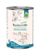 Консервированный корм Baskerville Holistic Говядина и лосось с пастернаком