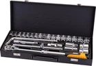 Набор инструментов Mastertool PROFI ½" 26 шт 8-32 мм телескопическая трещотка CrV50BV30 металлический кейс 78-4126