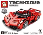 Конструктор Technique 8606 машина Lamborghini, масштаб 1:14, 1213 деталей