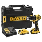 Дриль-шуруповерт ударний DeWalt безщітковий xr Li-Ion 18в акб 2А·год 65Нм 450-1650обмін патрон 13мм зп кейс 1.2кг dcd709d2t