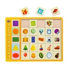 Деревянная игра Ассоциации, геометрические фигуры Ань-Янь ПСД097
