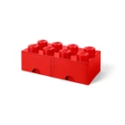Висувний ящик для зберігання Цеглинка LEGO® 8 червоний (40061730)
