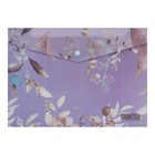 Папка-конверт А4 на кнопке LILAC ARABESKI сливовая BM.3943-48 BUROMAX матовый полупрозрачный пластик (4823126805689)