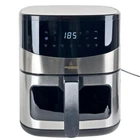 Сенсорна Аерофритюрниця Crownberg CB5554 – 6.5 л, 2000 Вт, Чорний