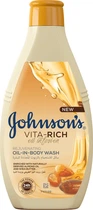 Гель для душу Johnson's Vita-Rich Живильний з оліями мигдалю і Ши 400 мл (3574661543888)