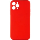 Силіконовий чохол Candy Full Camera для Apple iPhone 12 Pro (6.1") Красный / Red