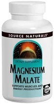 Магній + Яблучна Кислота (Магній Малат) Мінерали Source Naturals 1250 мг 180 таблеток (21078002628)