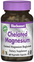 Магній Bluebonnet Nutrition Albion Хелатний 60 гелевих капсул (743715006829)