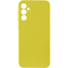 Чохол TPU GETMAN Liquid Silk Full Camera Samsung Galaxy A35 Жовтий / Flash
