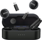 Бездротовий мікрофон BOYA LINK 3-01 Type-C/TRS/Lightning Black