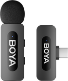 Бездротовий петличний мікрофон Boya BY-V10 Type-C Black