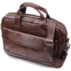 Портфель для мужчин из натуральной кожи Vintage bg230fash40 Коричневый