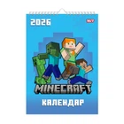 Календарь-планер YES Minecraft 2026г А3 29.7x42 см Разноцветный (270270)