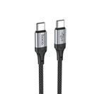 Кабель для заряджання Hoco X102 Fresh Type-C to Type-C 60W 20V / 3A 1 м Black (35653_3577429)