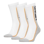Носки Head Stripe Crew 3-Pack белый, серый Уни 35-38