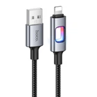 Дата кабель HOCO U144 New USB to Lightning 2.4A (1.2m) (Black) (243463)