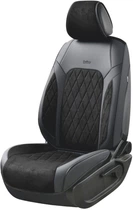 Комплект 3D чехлов для передних сидений BELTEX Malibu 2 шт Черные (BX89110)
