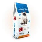 Сухий корм для кішок Happy Pet з телятиною