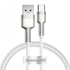 Кабель Baseus Cafule Metal Data Type-C 66W (1m) white CAKF000102