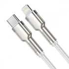 Кабель Baseus Cafule Metal Type-C to Lightning PD 20W (1m) white CATLJK-A02