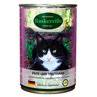 Вологий корм для кішок Baskerville Качка та індик 400 г