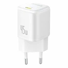 Мережевий зарядний пристрій Baseus PicoGo GaN 45 Вт USB-C PD/QC білий