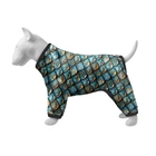 Вітровка для собак WAUDOG Clothes, малюнок "Луска", M47, В 69-72 см, С 47-50 см