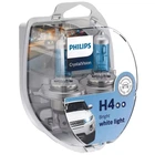 Комплект галогенових ламп PHILIPS H4 12342CVSP CrystalVision + W5W 4300K 60/55W 12V P43t (2 шт)