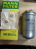 Фильтр топливный MANN WK853/3X VOLKSWAGEN LT 2.5-2.8TDI 96-06