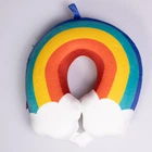 Подушка для шиї Rainbow U-подібна, синій HP-56-13BL