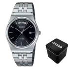 Мужские часы Casio MTP-B146D-1A Серебристые ( AT1141-0445 )