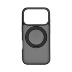 Противоударный чехол-панель для Apple iPhone 17 Pro, Unit Stand2, Черный, силикон + поликарбонат, защита всего корпуса, с подставкой, поддержка магнитных держателей и беспроводной зарядки (MagSafe), ArmorStandart (ARM86333)
