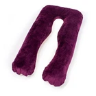 Подушка MirSon для беременных и отдыха Velvet Line №8024 U-образная Adenium (2200006178569) MirSon 2200006178569 879633