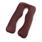 Подушка MirSon для беременных и отдыха Delicate Satin №8028 U-образная Cappuccino (2200006178668) MirSon 2200006178668 879663