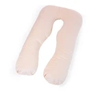 Подушка MirSon для беременных и отдыха Velvet Line №8019 U-образная Cream (2200006178514) MirSon 2200006178514 879603
