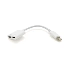 Перехідник Lightning M 2xLightning F 0.05m white Voltronic (J008/2L)