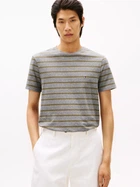 Футболка хлопковая длинная мужская Tommy Hilfiger 78JA565-PJ8 XL Grey Heather Stripe (198296685701)
