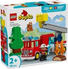 Конструктор Lego Duplo Пожарная машина со шлангом и пожарным 10473