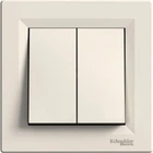 Schneider Electric Asfora Вимикач подвійний кремовий EPH0300123