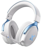 Навушники MCHOSE V9 Pro / Бездротова ігрова гарнітура / 2.4G / Bluetooth з мікрофоном / White Blue
