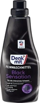 Гель для стирки черных вещей Denkmit Black Sensation 1 л глубокий цвет и деликатный уход за темными тканями
