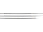 Напильники для заточки цепей пилы, 3шт. Ø=4,8 мм, l=200мм VOREL (79863)