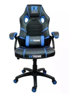 Геймерське крісло Extreme EX Light Blue чорно-голубе екошкіра + мембранна тканина, 117×65×49 см, 120 кг