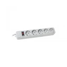 Сетевой фильтр питания Maxxter SPM5-G-15G grey, 4.5 м кабель, 5 розеток (SPM5-G-15G) (15821)
