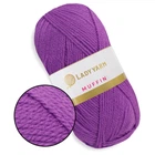 Lady Yarn Muffin, Лаванда №40 - акрилова пряжа 100 г / 300 м, 100% акрил, для светрів, пледів, іграшок, аксесуарів та килимової вишивки