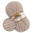 Alize Angora Gold, Молочно-бежевий №506 – тонка пряжа з ангорою, 100 г/550 м, акрил 80% / шерсть 20% - для в'язання светрів, шарфів, шалей
