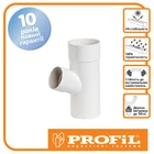 Тройник PROFIL 100/100/67 130 мм Белый