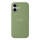 Чохол Silicone Case with MagSafe IC для iPhone 17 Light Moss