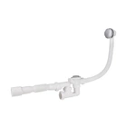 Сифон для ванны Lidz (WHI) 60 03 V002 01 с ревизией (выход 50 мм)