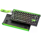 Механічна клавіатура на магнітних світчах з Hot Swap Attack SHARK R85 HE Rapid Trigger, 85key, RGB, 8K, Win/Mac OS, УКР/АНГЛ, Black Green/Чорно зелена (R85BG)